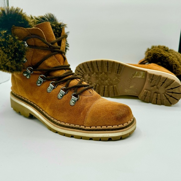 SAM EDELMAN BOWEN FUR LEATHER WINTER BOOTS - US SIZE 9 - Picture 14 of 15